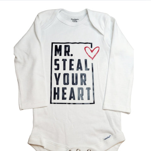 Mr. Steal your heart Onesie or Toddler T-shirt