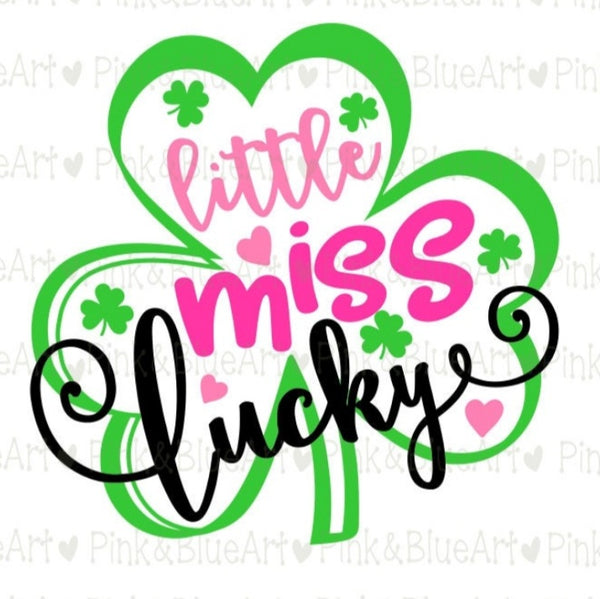 'Little Miss Lucky' Onesie or Toddler T-shirt VINYL