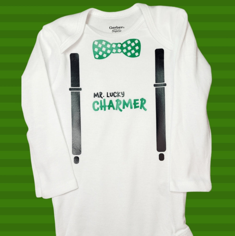 'Mr. Lucky Charmer' Onesie or Toddler T-shirt VINYL