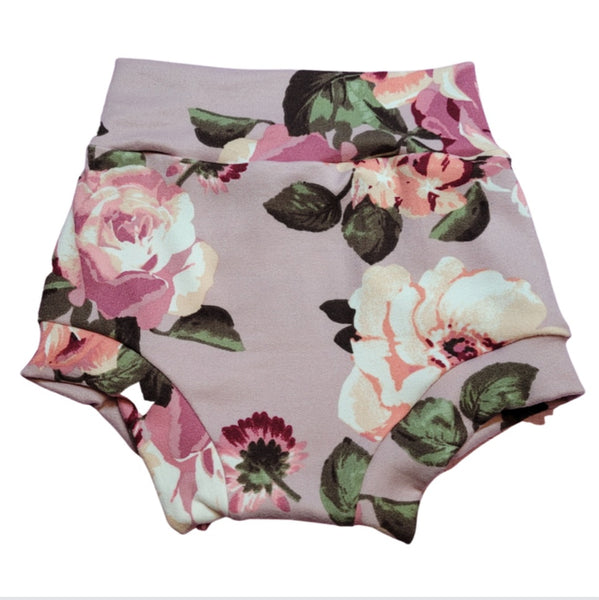RTS 2t/3t Purple/Pink Floral  Bummie