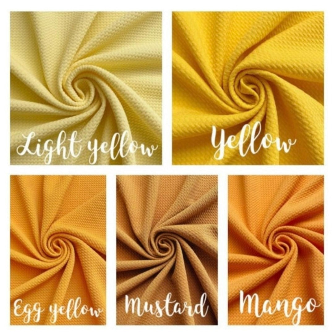 Solid Bummie Shades of Yellow ALL Sizes (0/3m to 10/12y)