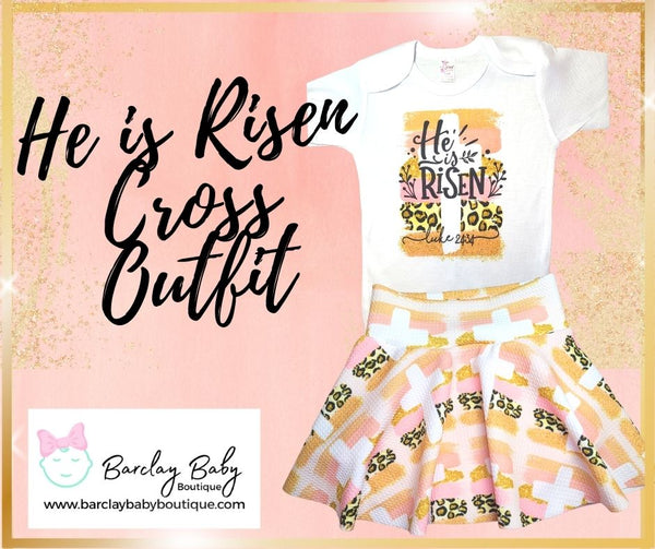 'He is risen' Onesie or T-shirt SUBLIMATION