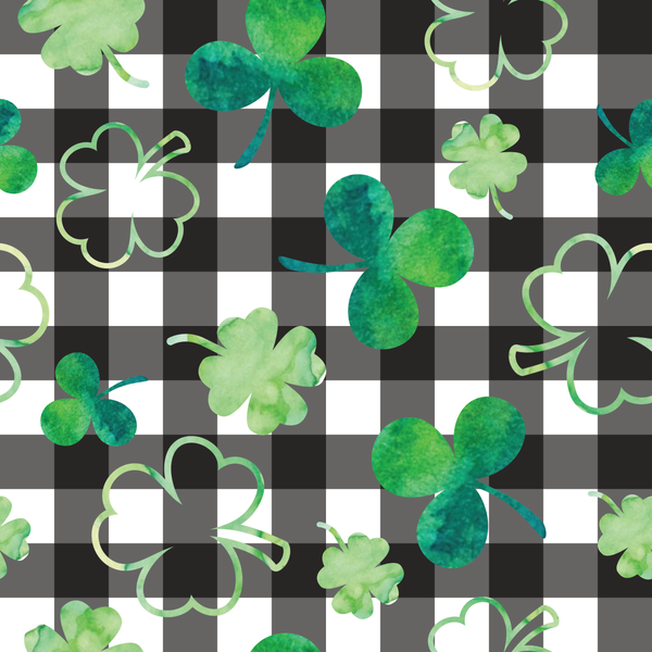 Shamrock plaid print Fabric INFANT (0/3m to 12/18m) Bummie, Bummie Skirt, Shorts, Leggings, or Joggers